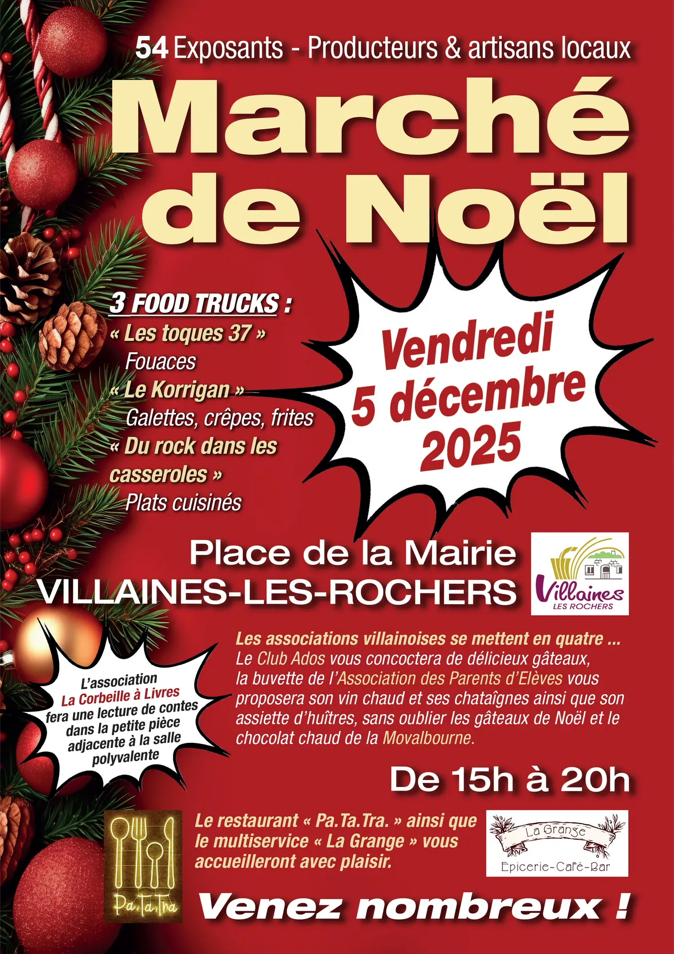 TVI - 05.12 - Villaines-les-Rochers - Marché de Noël