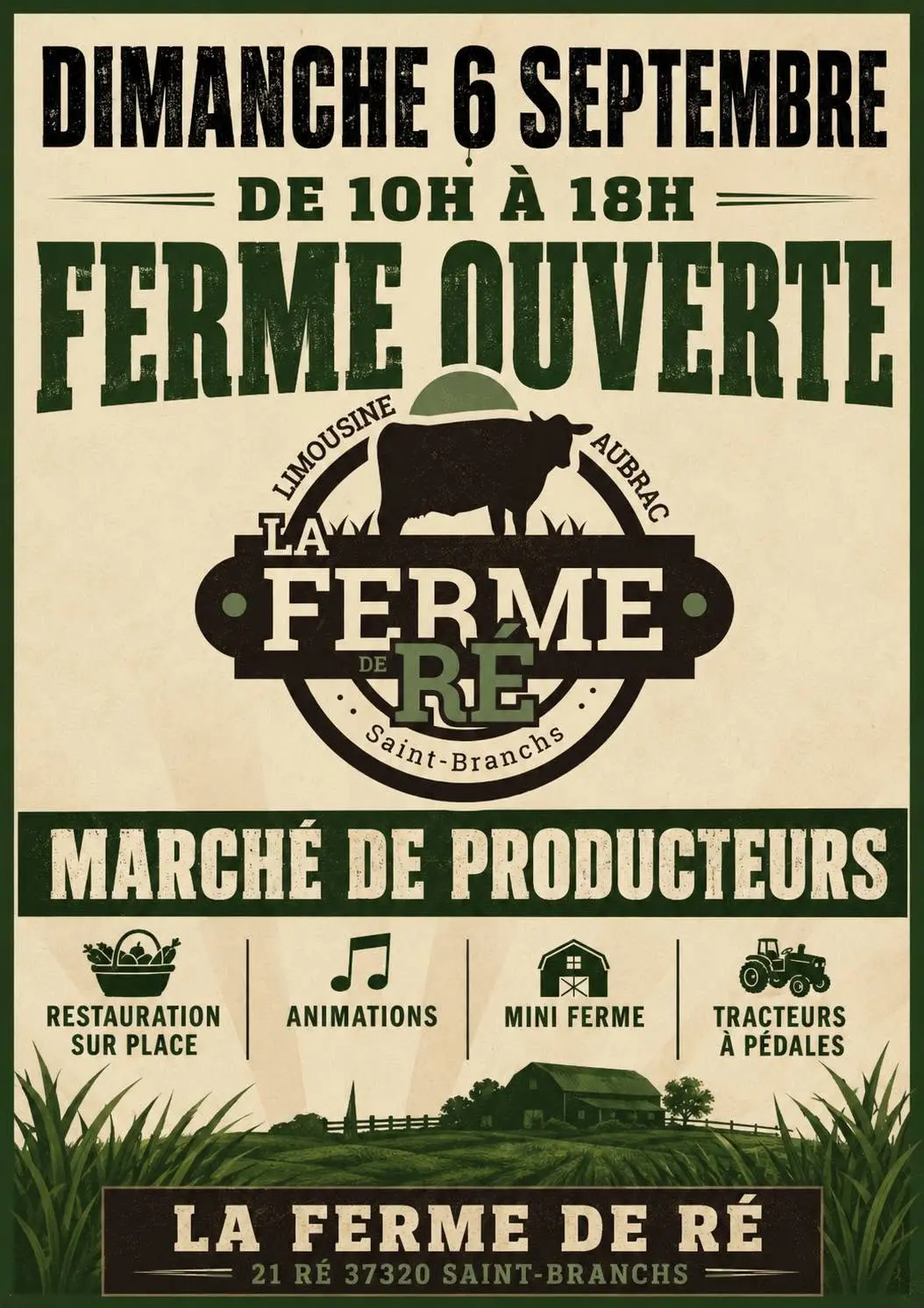 TVI - 06.09 - Saint Branchs - ferme ouverte