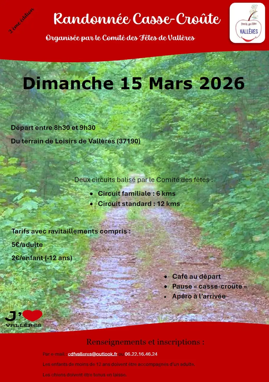 TVI - 15.03 - Vallères - Randonnée Casse Croûte