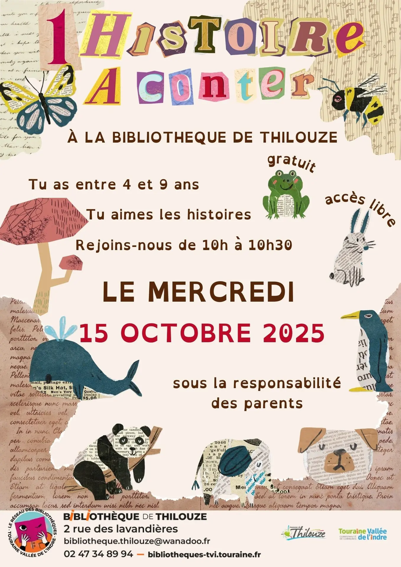 TVI - 15.10 - Thilouze - 1 histoire à conter