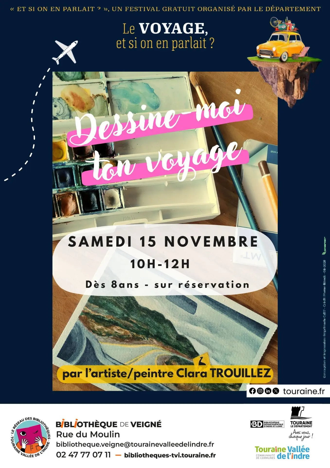 TVI - 15.11 - Veigné - Dessine moi ton voyage