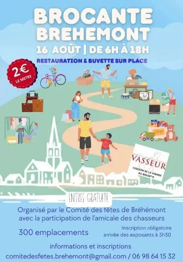 TVI - 16.08.2026 - Bréhémont - Brocante