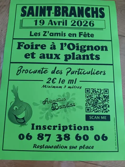 TVI - 19.04 - Saint-Branchs - Foire à l'oignon