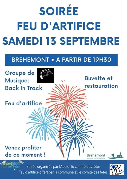 TVI 13.09 Bréhémont Feu d'artifice