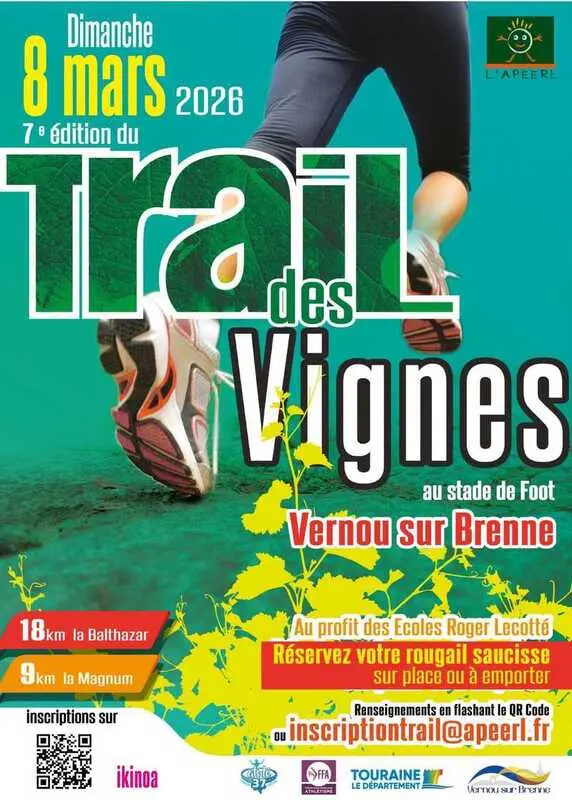 Trail des vignes Vernou-sur-Brenne