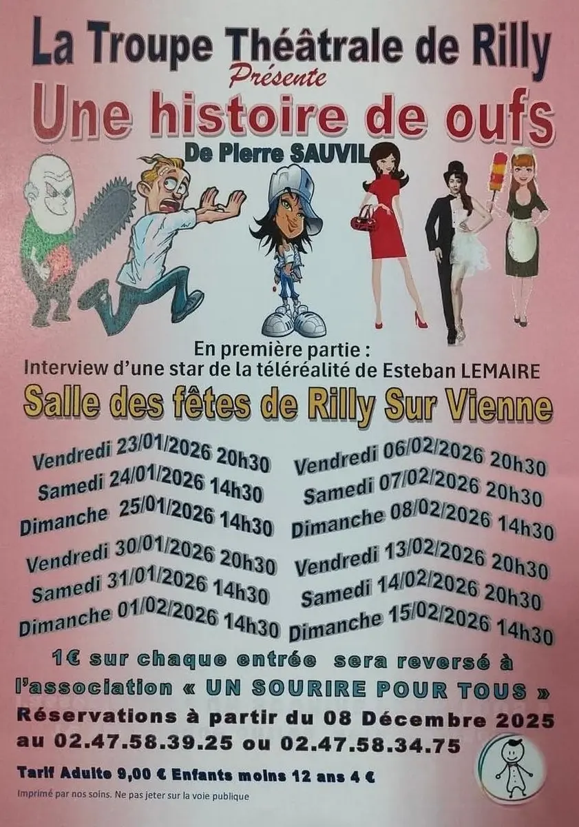 Une histoire de oufs troupe de Rilly-sur-Vienne 2026