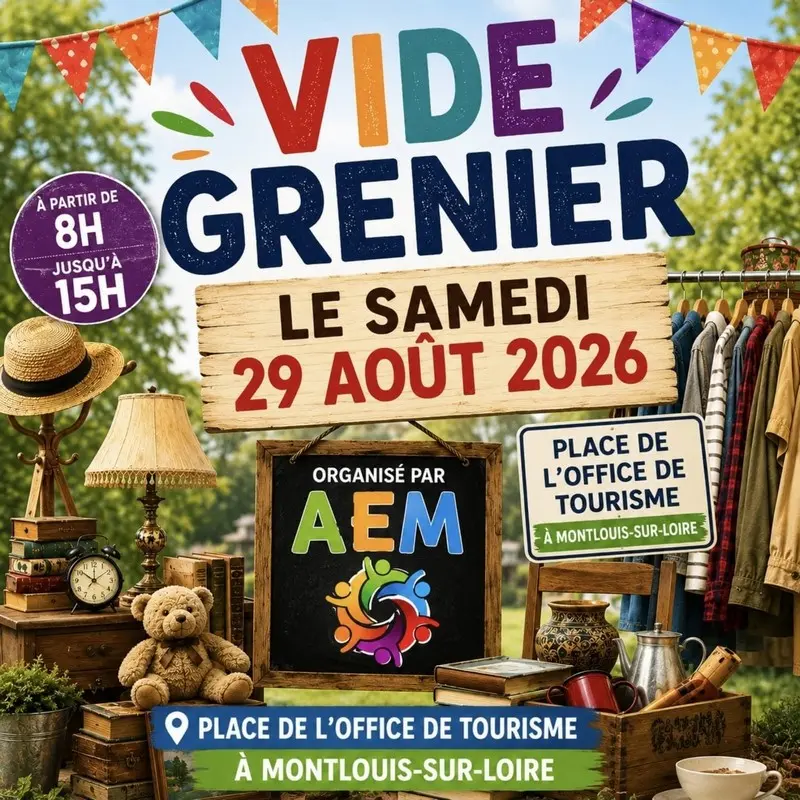 Vide-grenier L'Escale en Fête Montlouis