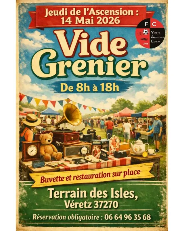 Vide-grenier Véretz FC VAL