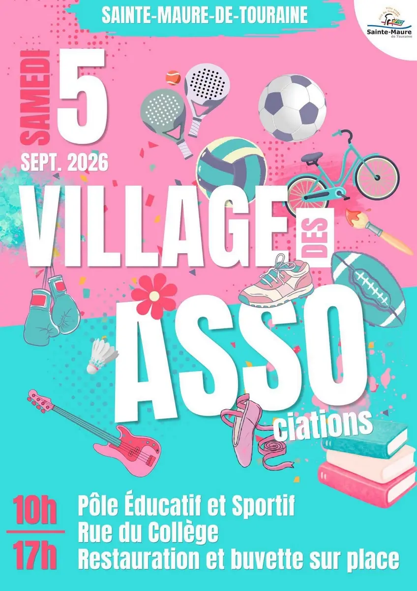 Village des associations Sainte-Maure-de-Touraine 5 septembre 2026