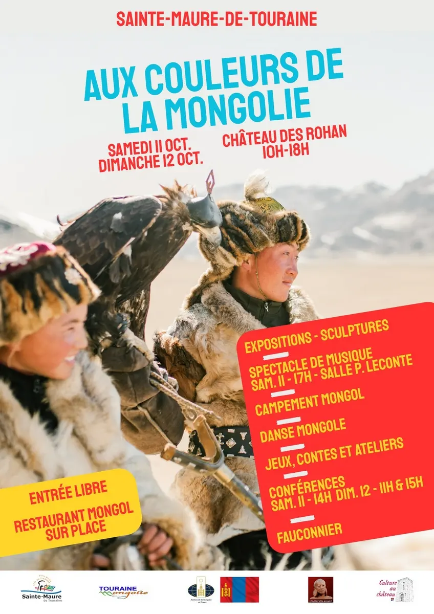 Week-end Aux couleurs de la Mongolie Sainte-Maure 11 et 12 octobre 2025