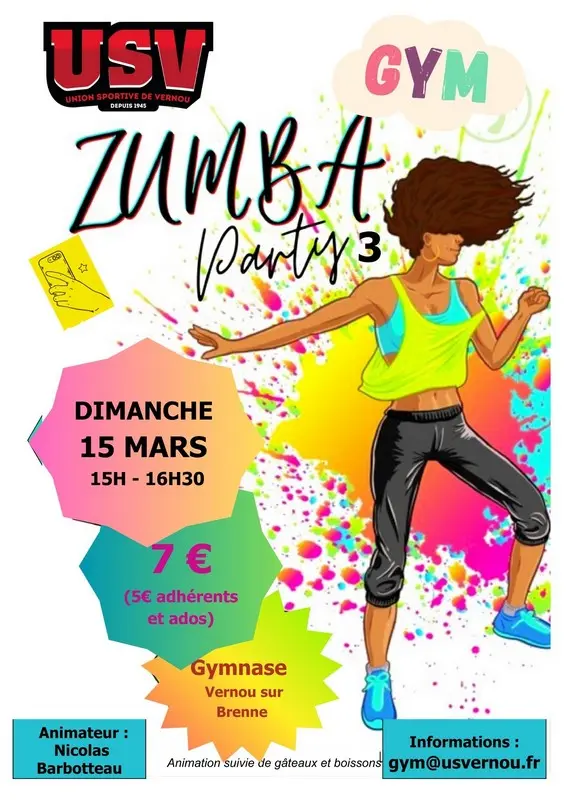 Zumba party à Vernou
