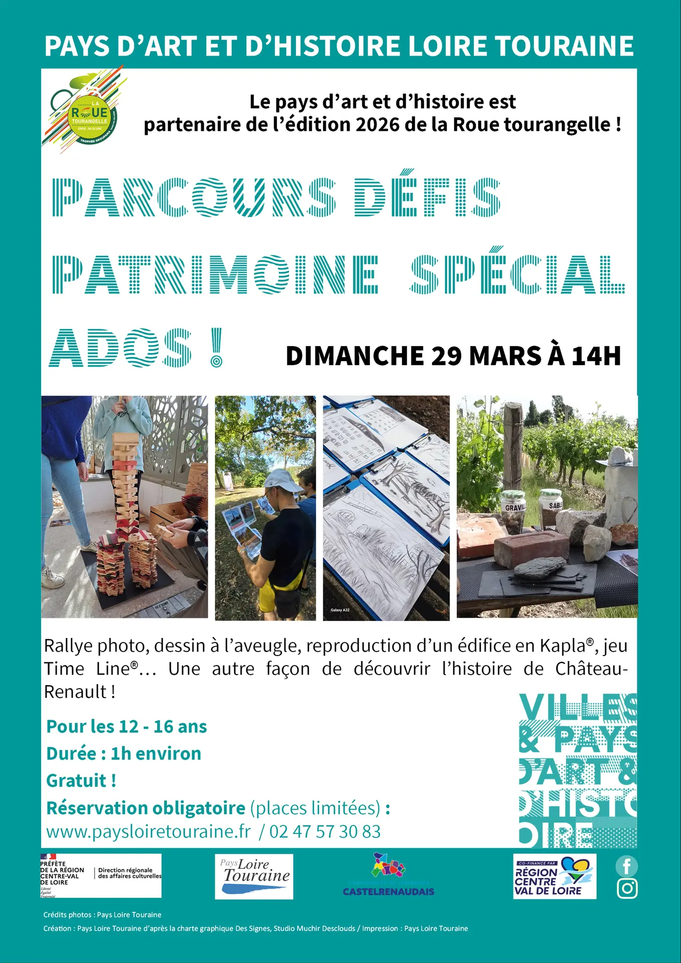 affiche roue tourangelle animation ados