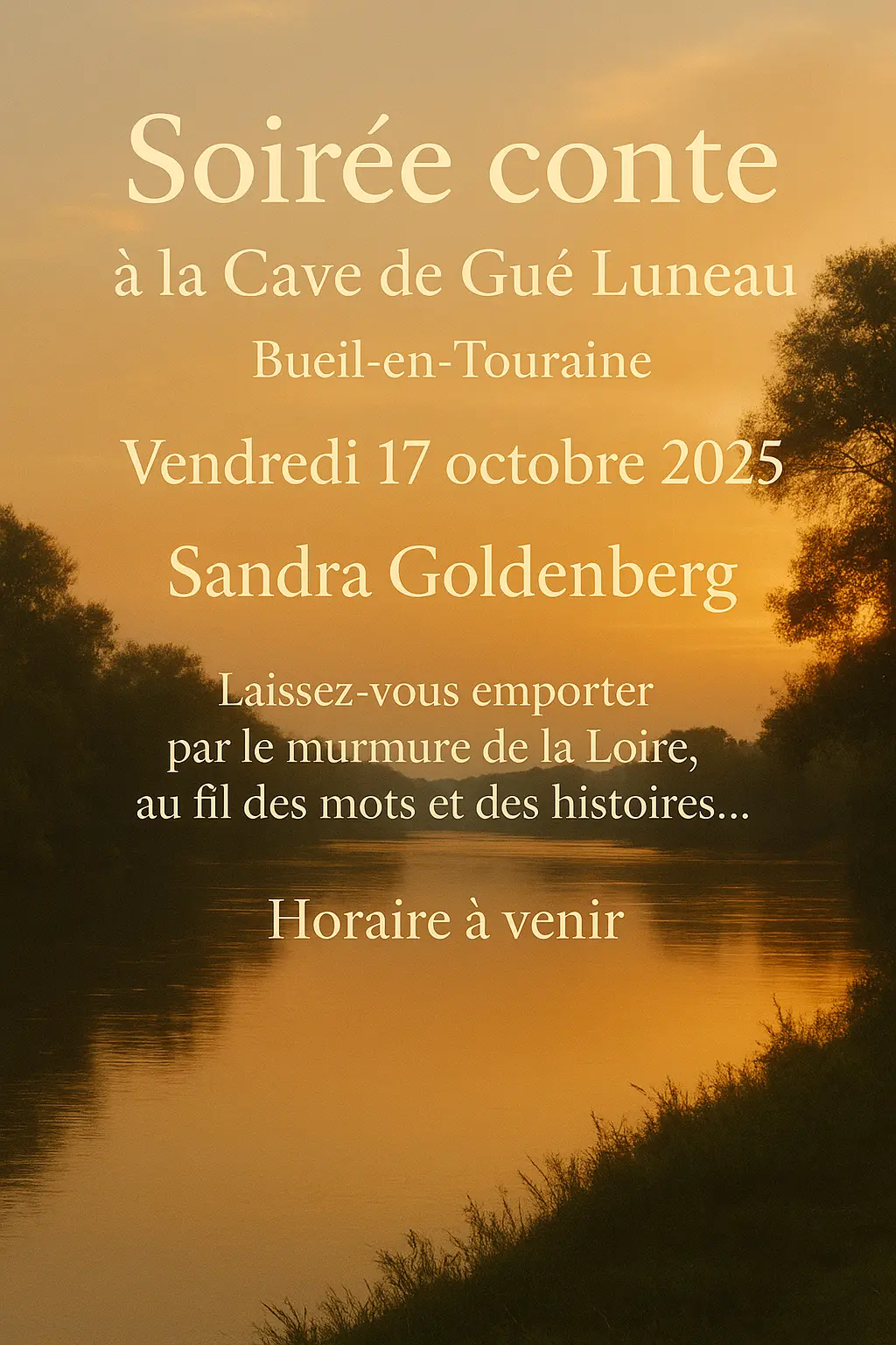 affiche soirée conte