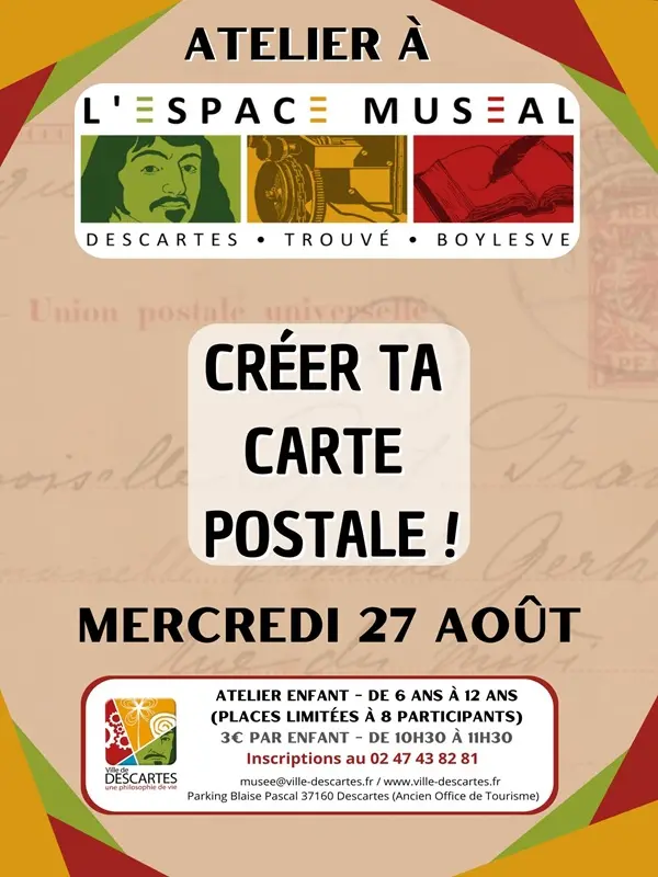AFFICHES ATELIERS EVENEMENTS  - Affiche cartes postales 27 08 25