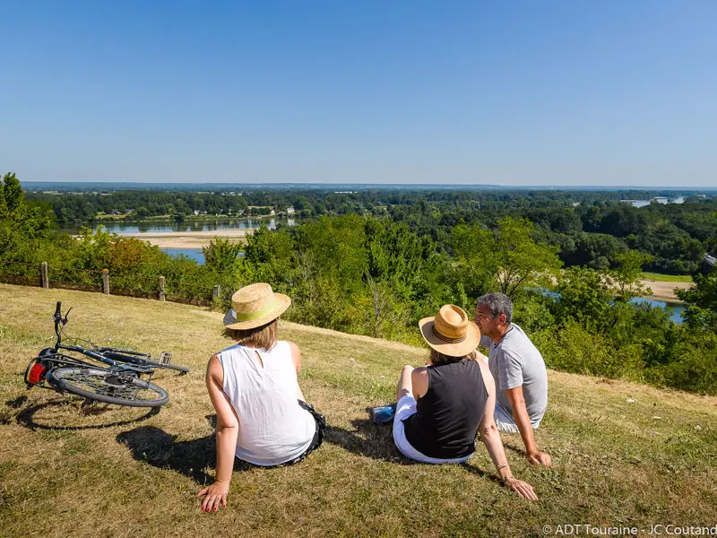 Panorama sur la confluence Vienne et Loire