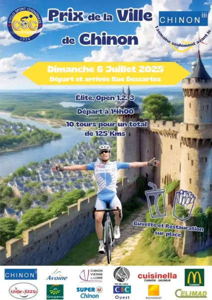Affiche Prix Cycliste Chinon
