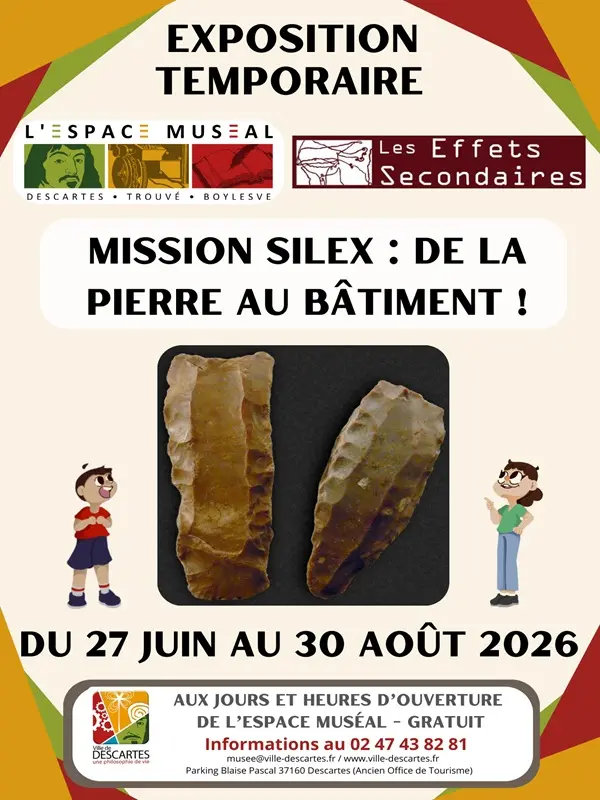 AFFICHES ATELIERS EVENEMENTS  - Affiche Mission Silex
