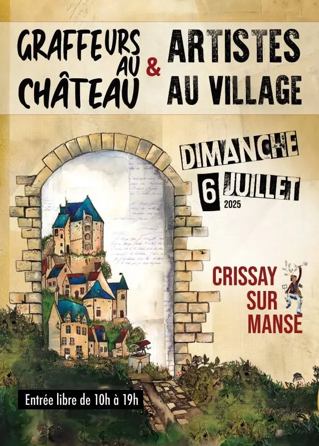 Graffeurs au château / Artistes au village