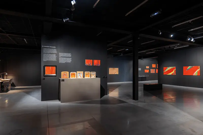 la peinture en scène