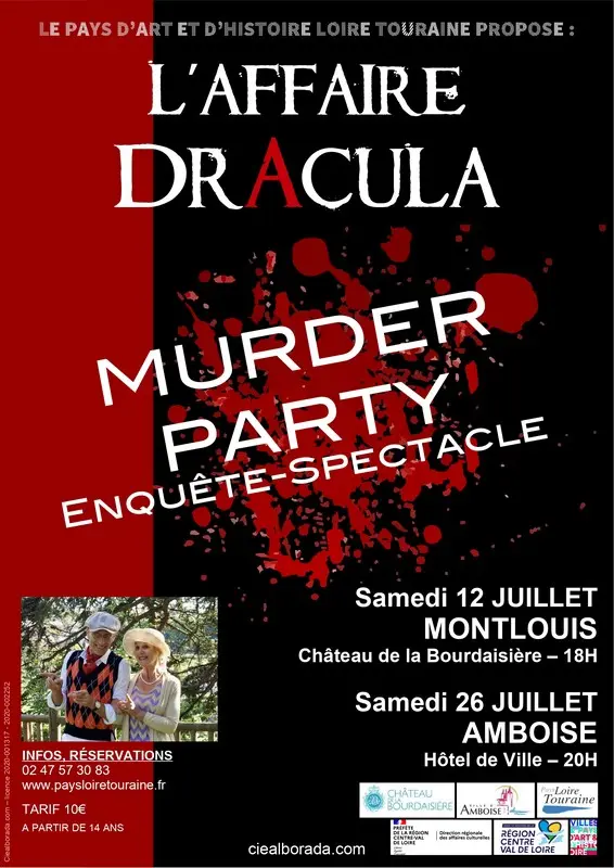 Murder Party 2025 en Pays Loire Touraine