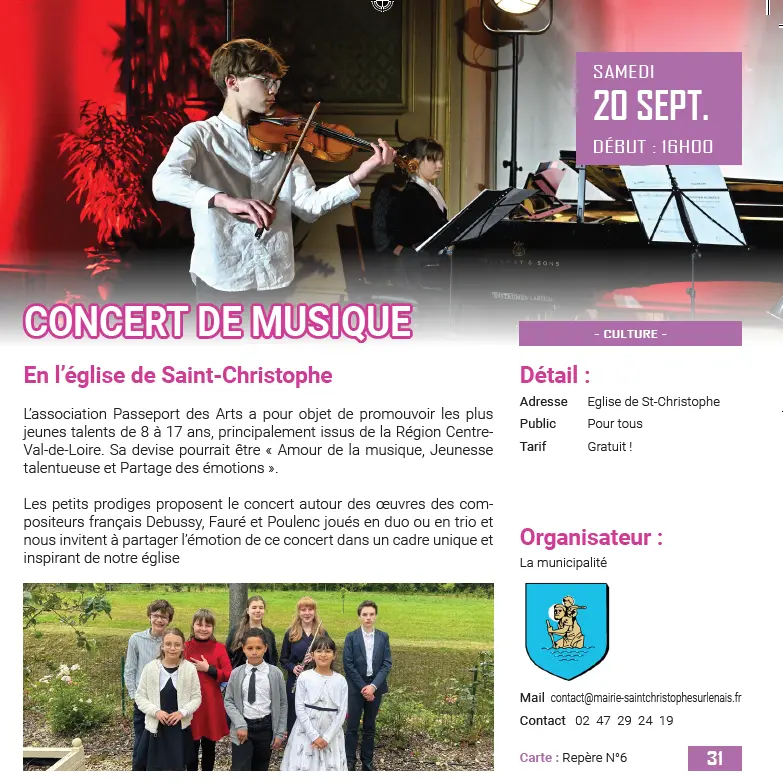 page livret culturel JDP 2025