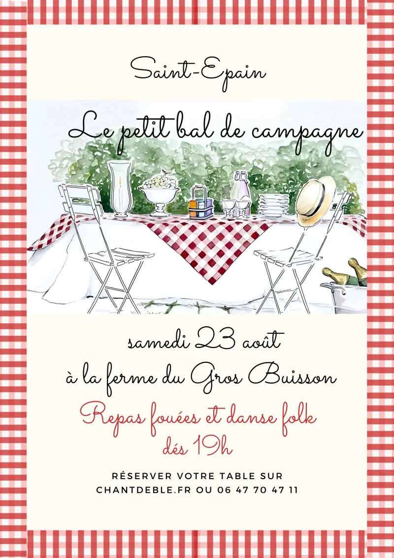 petit bal de campagne 23 août