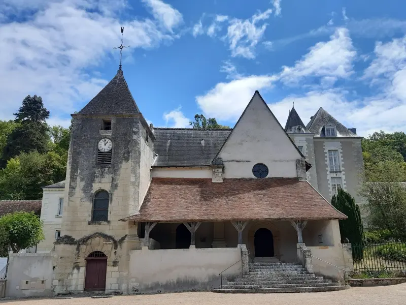 Eglise Saint-Ouen - Randonnée de Saint-Ouen-les-Vignes