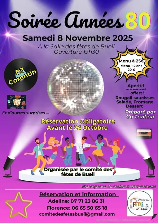 soirée années 80