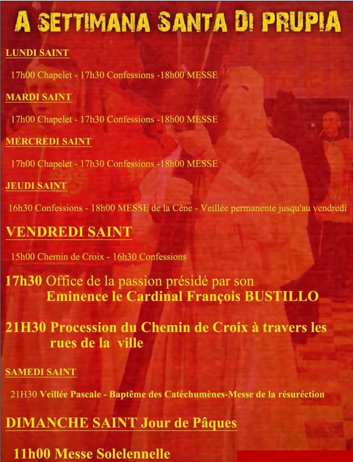 SEMAINE SAINTE PROPRIANO