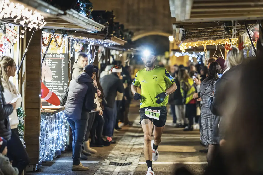 City trail nocturne à Bonifacio