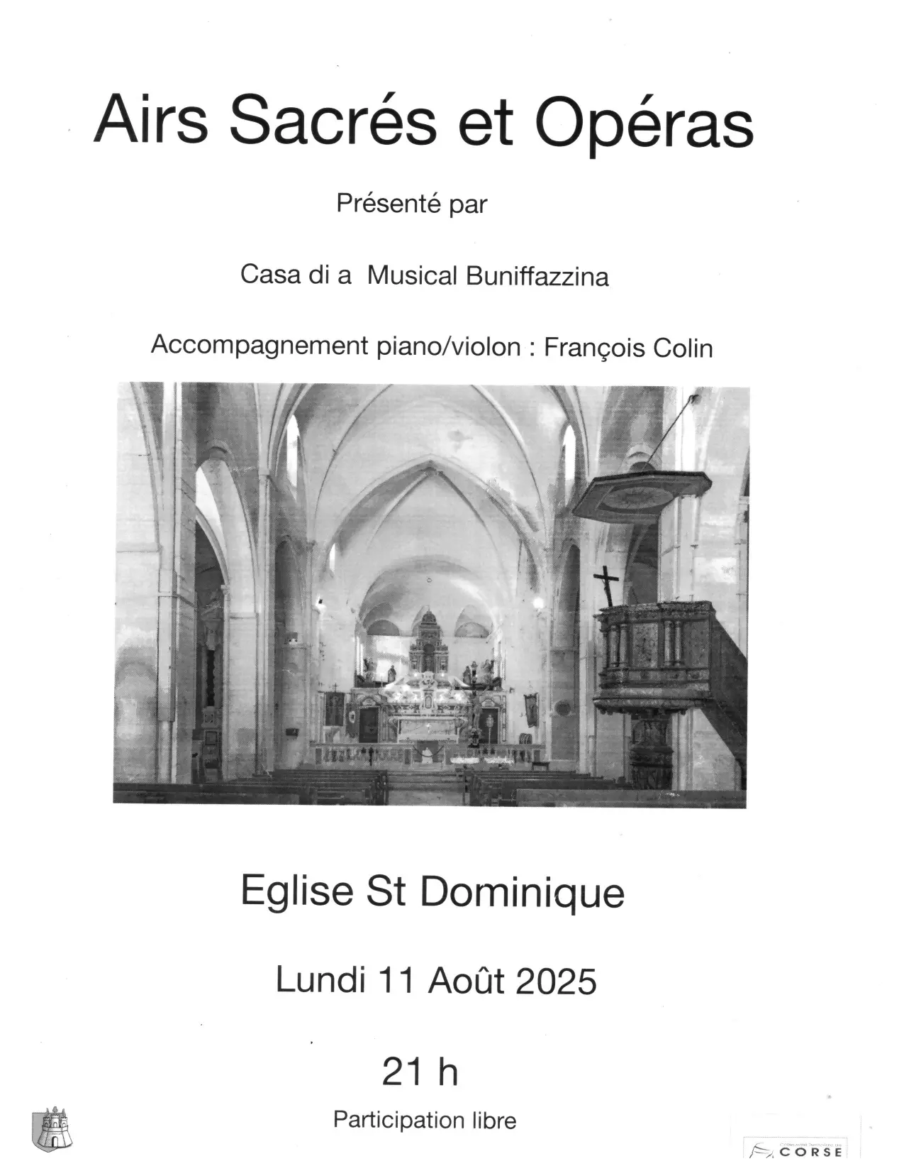 CONCERT : AVE MARIA, CHANTS SACRÉS ET OPÉRA
