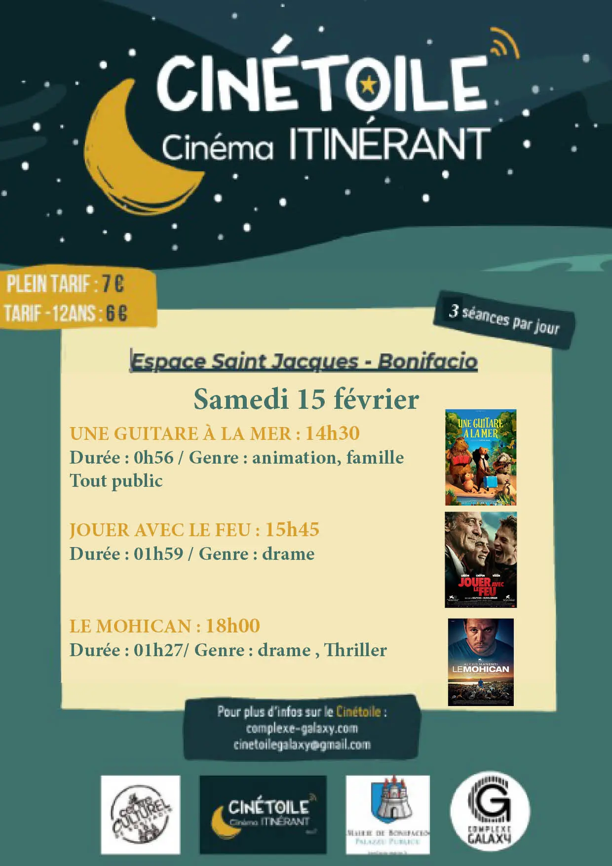 Cinéma itinérant - Complexe Galaxy Lecci