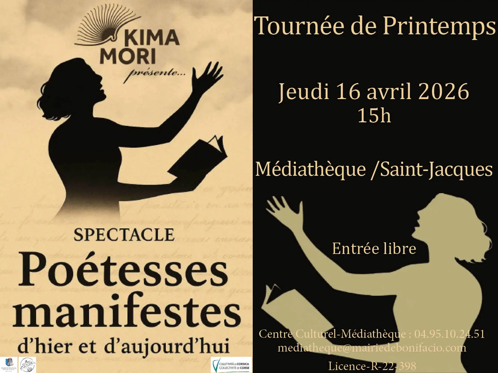 Tournée littéraire de printemps  à Bonifacio