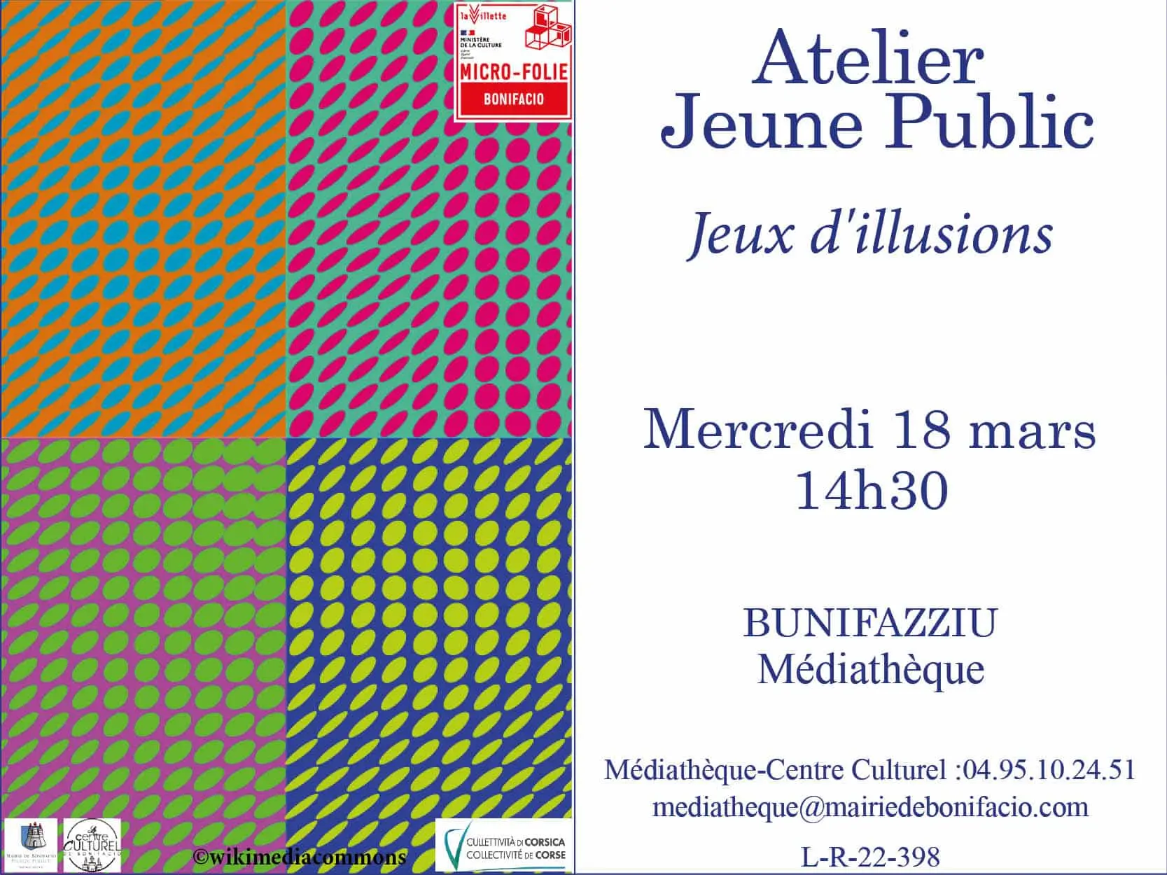 Atelier jeune public : jeux d'illusions
