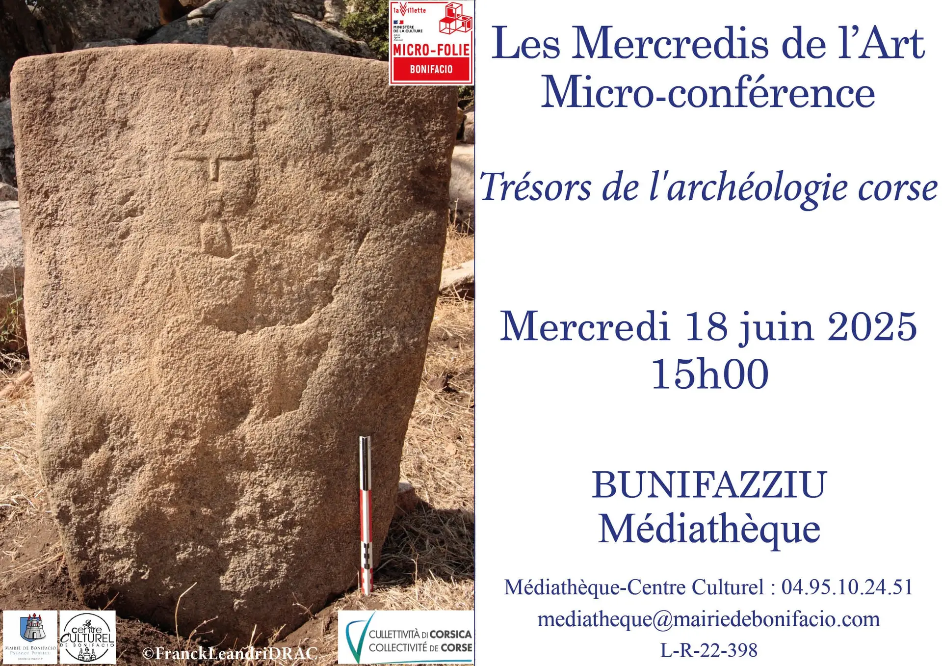 Micro-conférence Trésors de l'Archéologie Corse