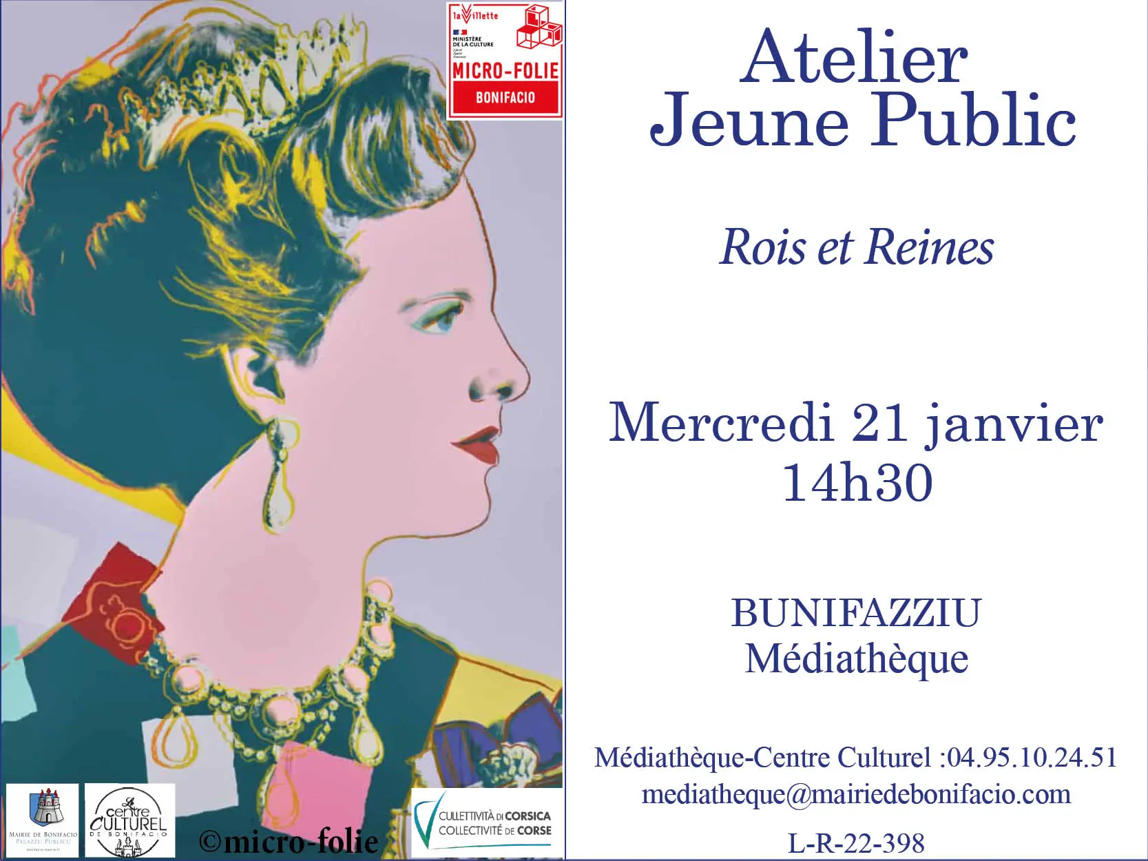 Atelier Jeune Public : Rois et Reines