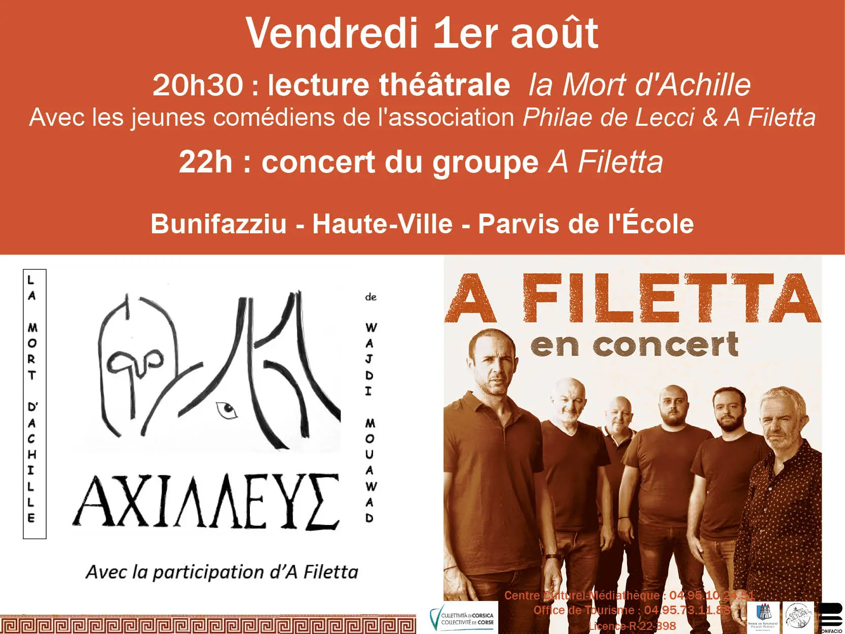 Lecture théâtralisée et concert