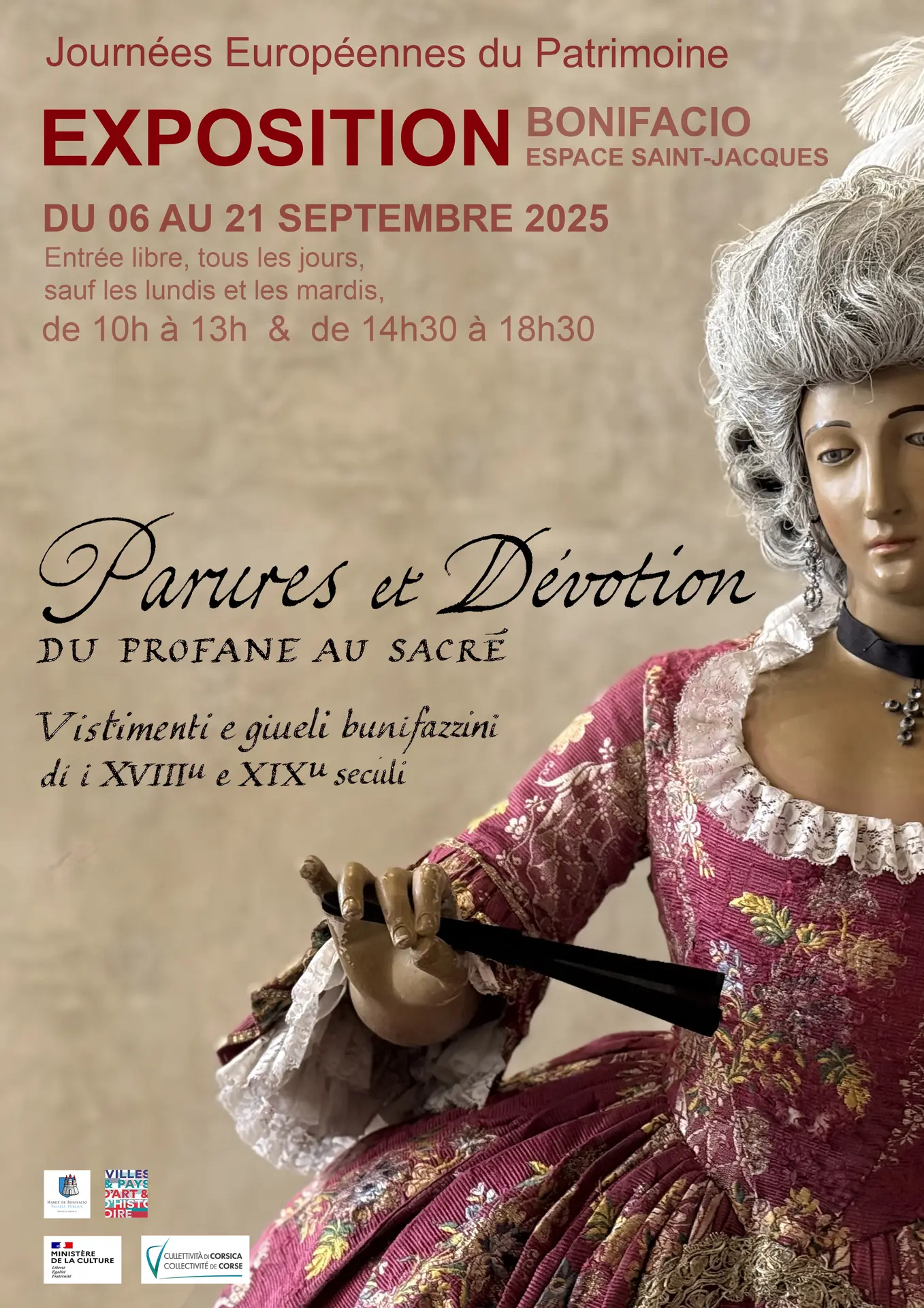 EXPOSITION : PARURES ET DÉVOTIONS, DU PROFANE AU SACRÉ - JEP 2025
