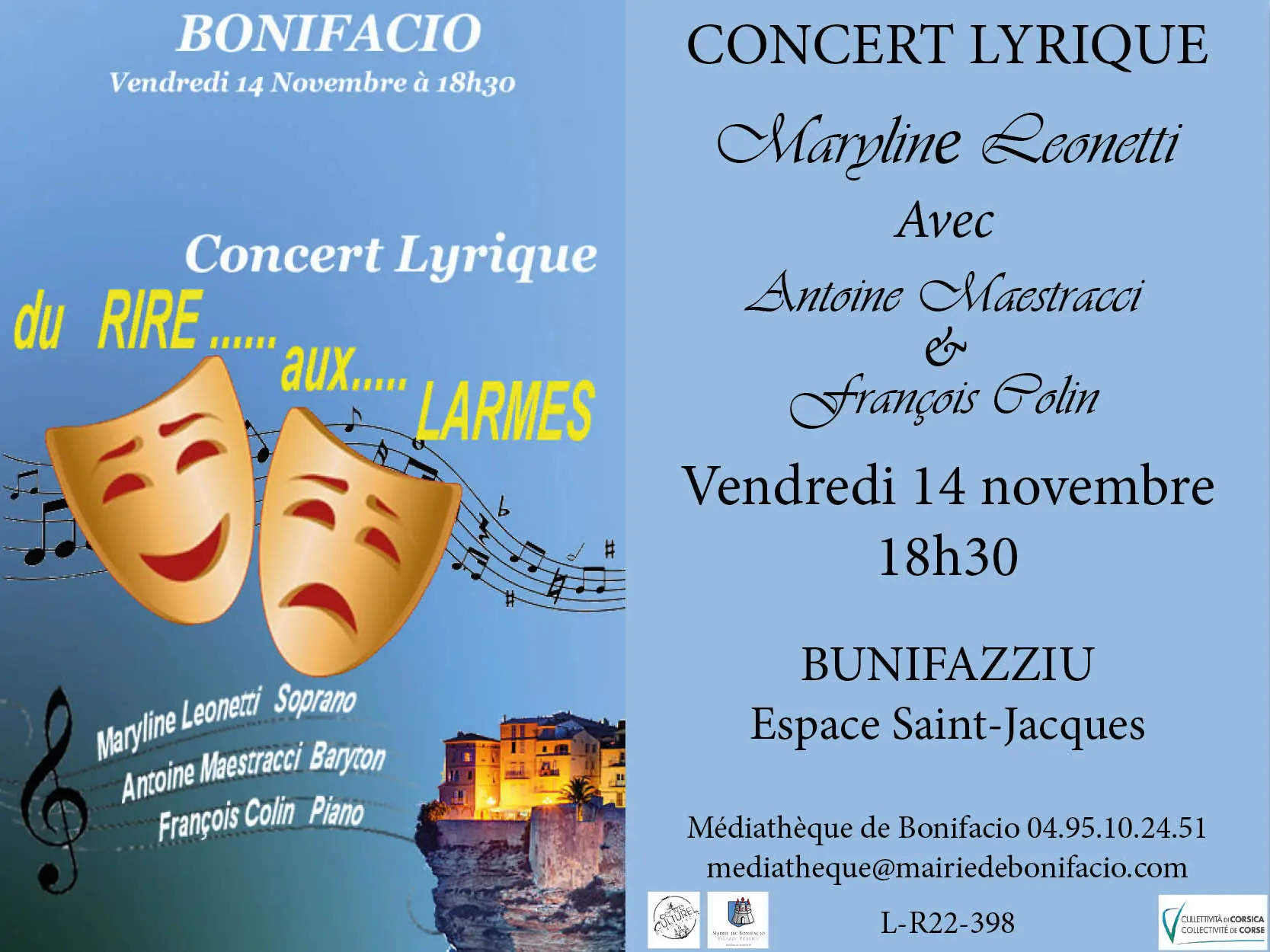 Concert lyrique à Bonifacio