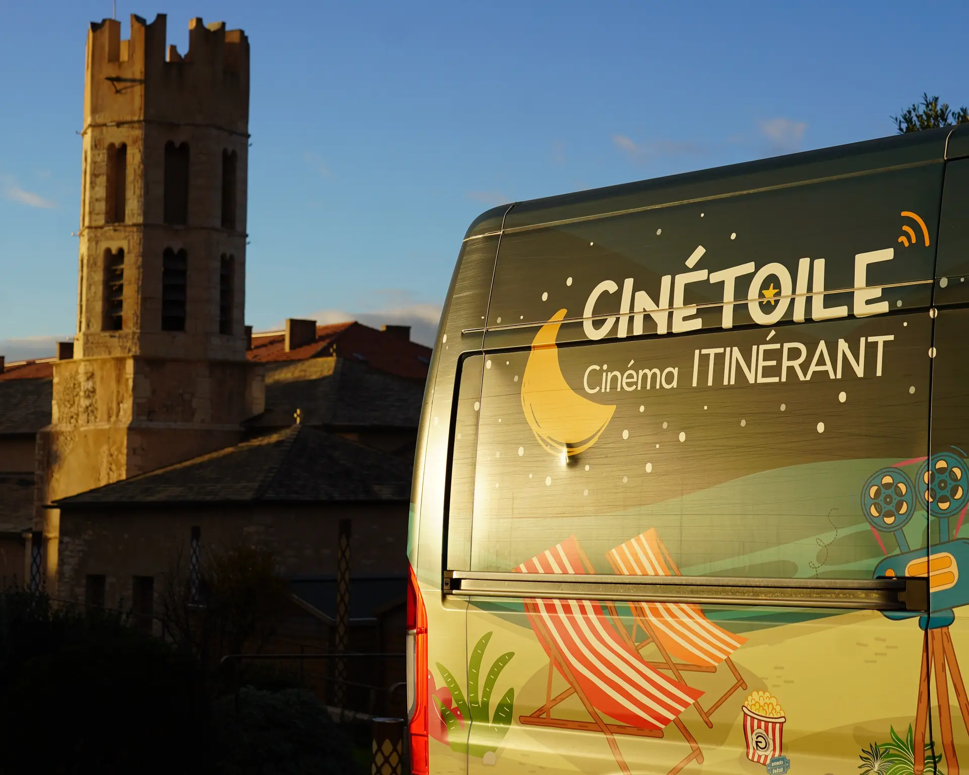 Cinéma itinérant à Bonifacio