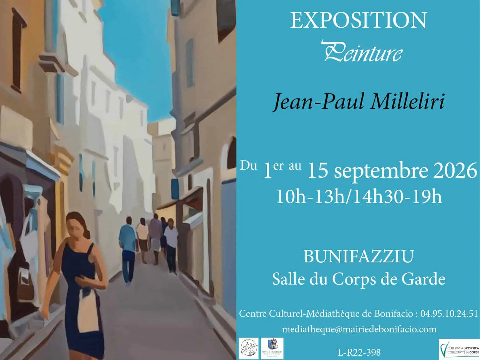 Exposition de l'artiste Jean-Paul Milleliri à Bonifacio