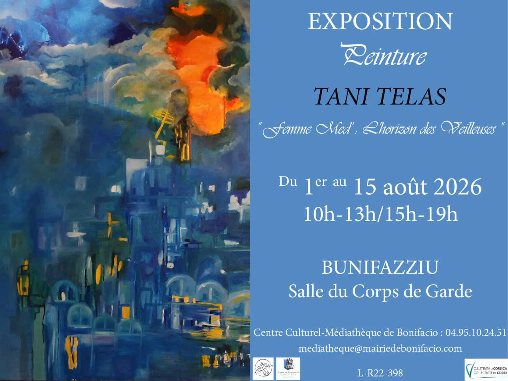 Exposition Tani Telas à Bonifacio