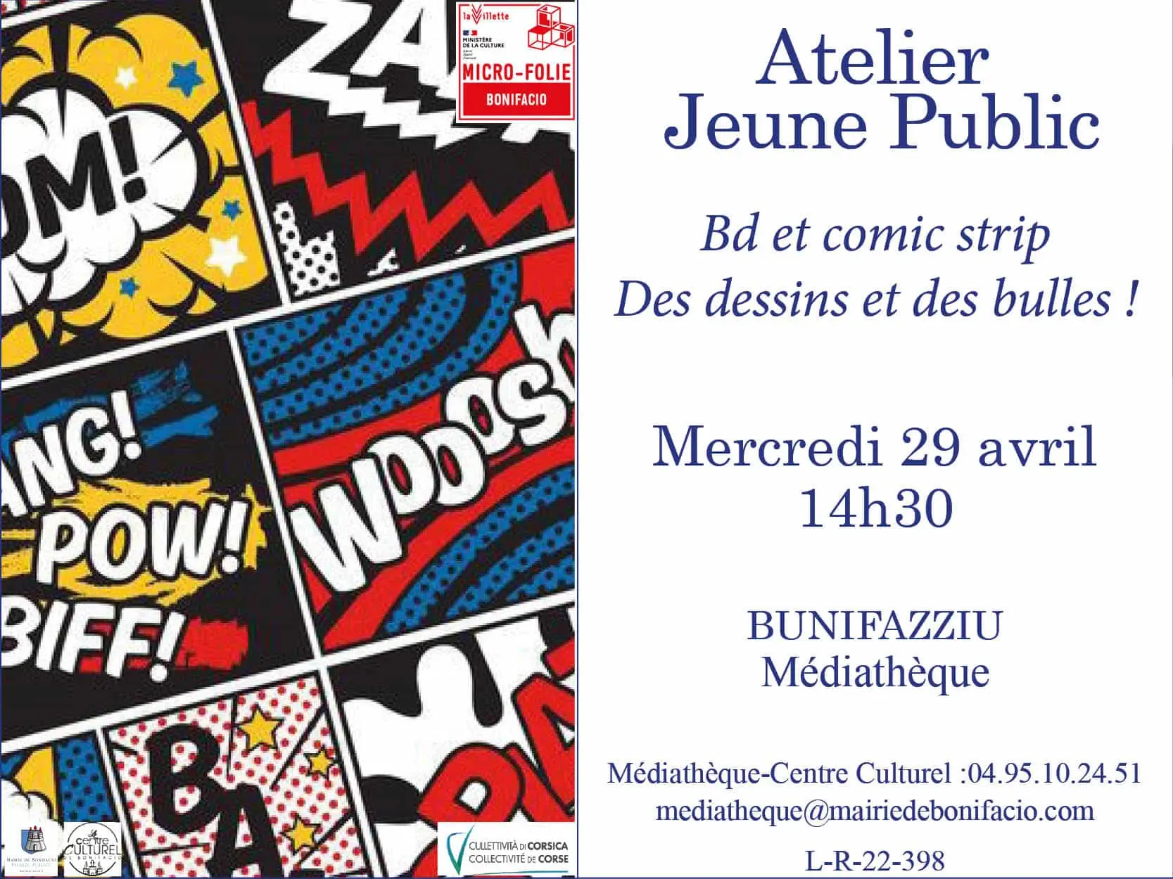 Atelier jeune public : BD et comics