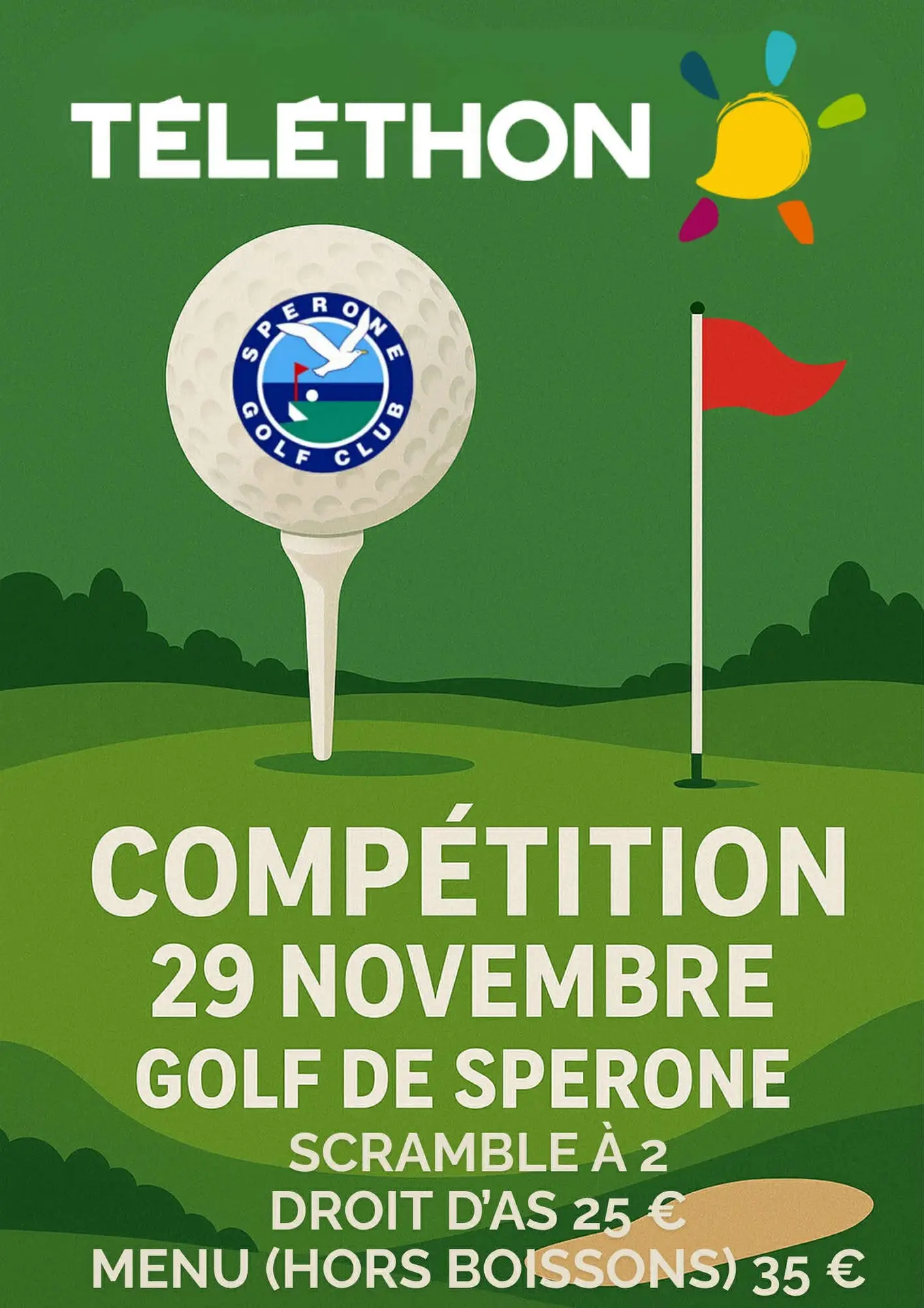 Compétition golf - Téléthon Bonifacio