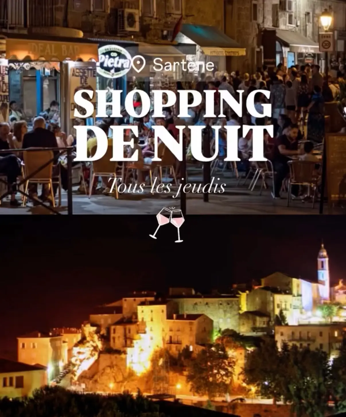 Shopping de nuit à Sartène