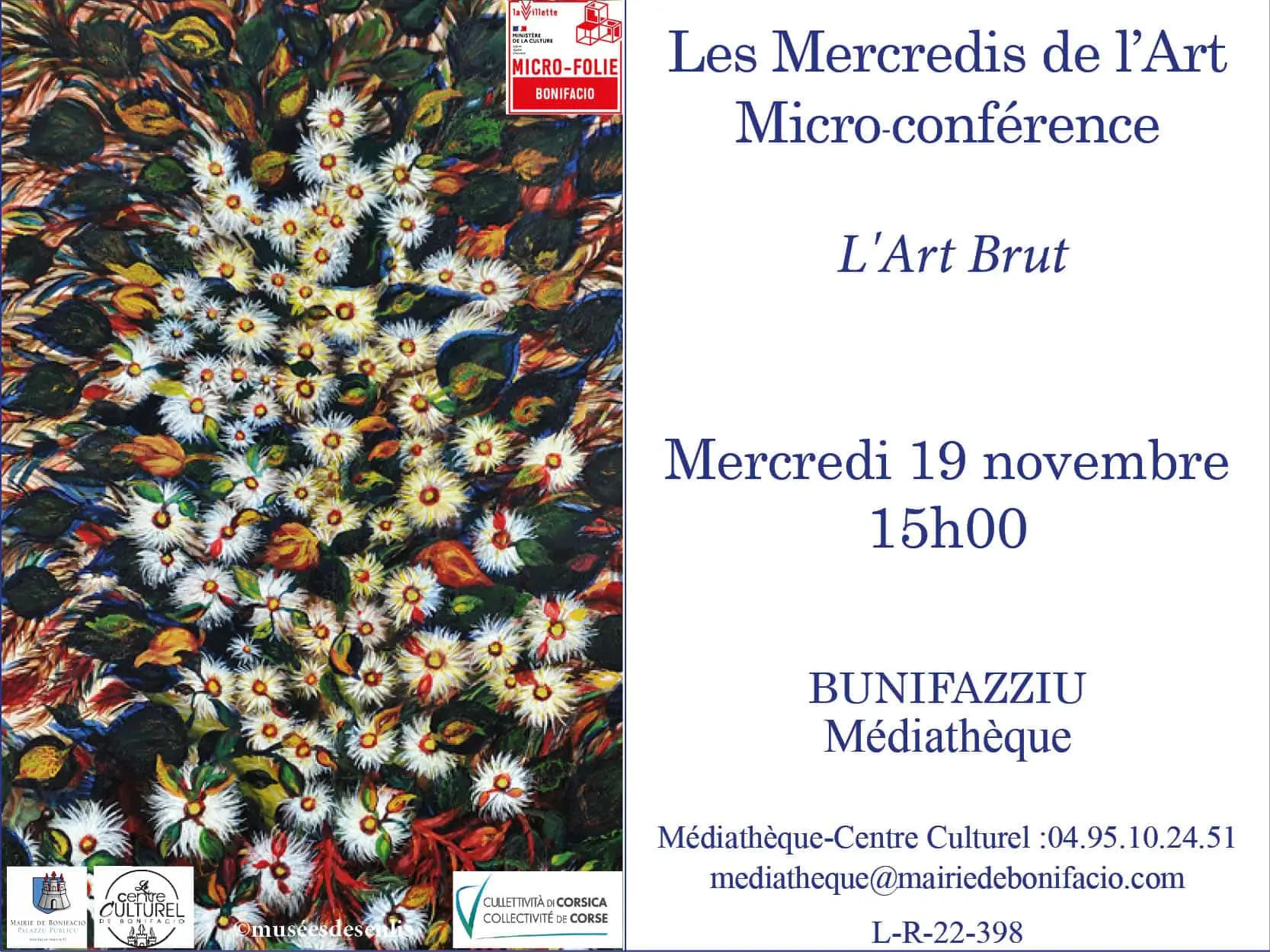 Micro-conférence : l'Art Brut
