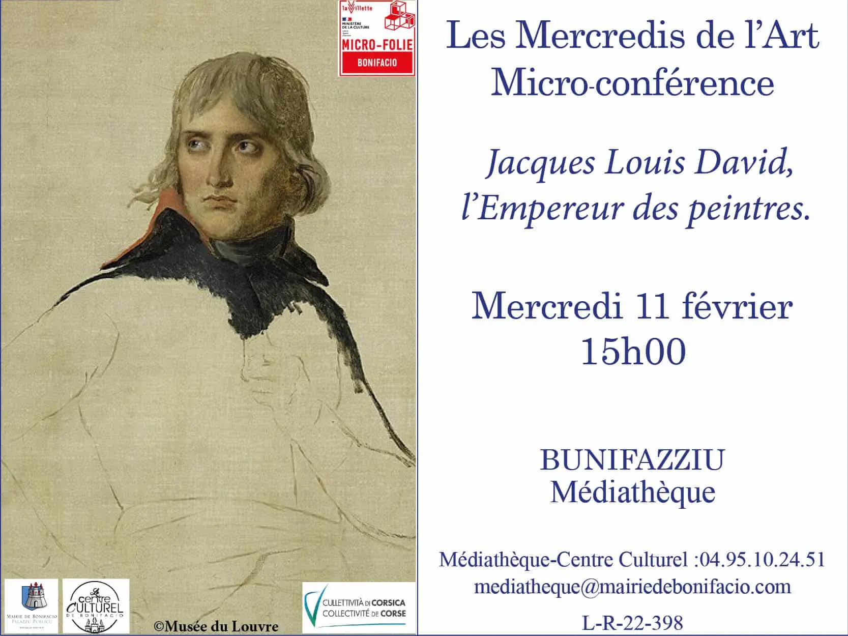 Micro-conférence : Jacques-Louis David, l'empereur des peintres