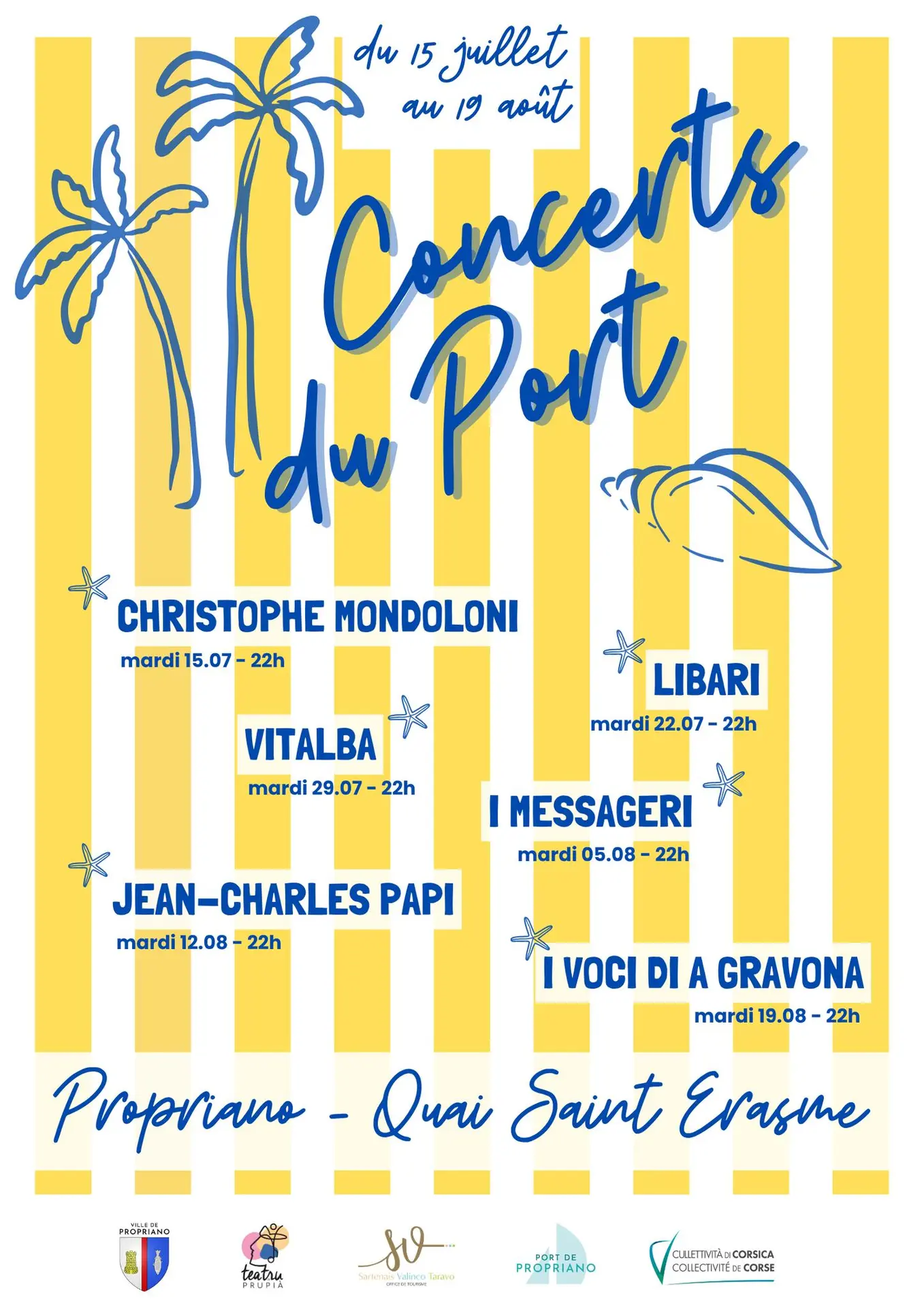 CONCERTS PORT - PROPRIANO - 2025