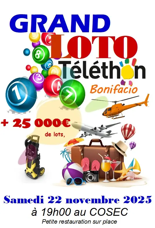 Loto annuel Téléthon Bonifacio