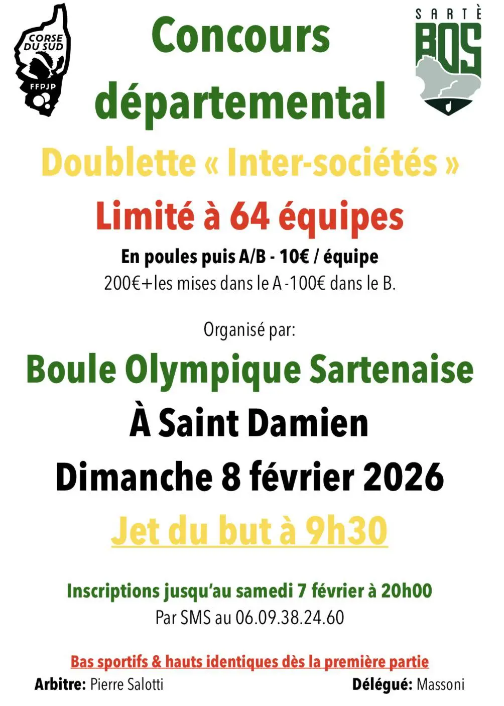 BOULODROME SAINT DAMIEN - SARTENE